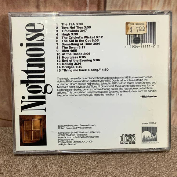 1992 Nightnoise A Windham Hill Retrospective Audio Celtic Music CD - Picture 3 of 3